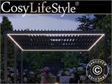 LED Lichtleiste für San Pablo Pergola Pavillon 3x5,8m, 6 Stk., Warmweiß