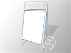A-board, 78x145 cm, White