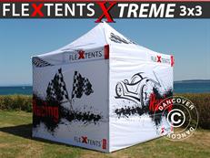 Pop up gazebo FleXtents Xtreme 50 Racing 3x3 m, Limited edition