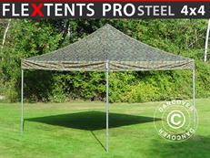 Pop up gazebo FleXtents PRO Steel 4x4 m Camouflage/Military ONLY 5 PCS. LEFT