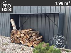 Wood Storage, raised Garden Bed 1.8x0.5x1.1 m ProShed®, 0.9 m²,  Anthracite