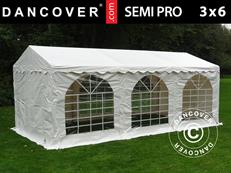 Marquee SEMI PRO Plus 3x6 m PVC 900, White
