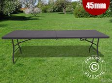 Folding Table 240x76x74 cm, Black (1 pc.)