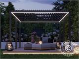 LED Lichtleiste für San Pablo Pergola Pavillon 3x5,8m, 6 Stk., Warmweiß