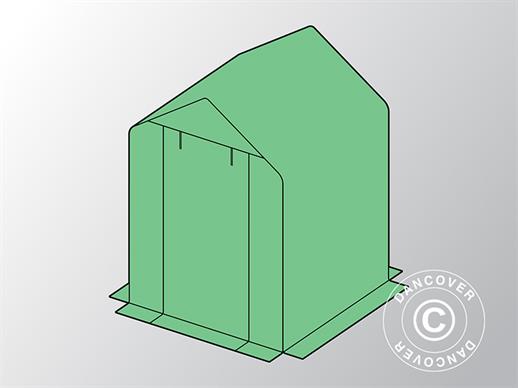 Cobertura para estufa túnel GH16070, 1,4x1,4x1,95m, PE, Verde