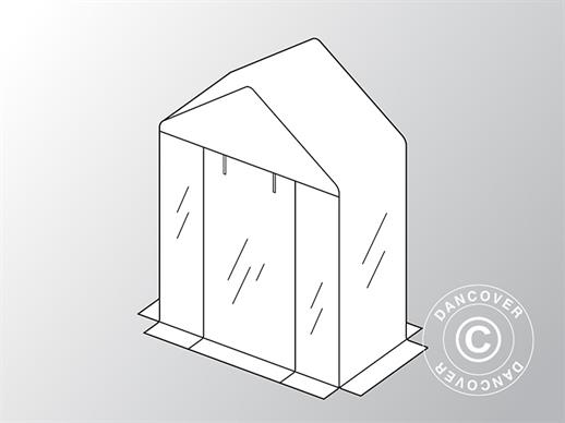 Cobertura para a estufa túnel para a GH16280, 0,73x1,4x2m, Transparente