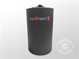 Bolsa de peso de agua para carpas plegables FleXtents©, 15l, Negra, 4 unidades.