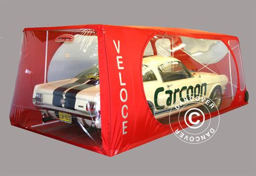 Carcoon Veloce 4.88x2.3 m Clear/Red, Indoor