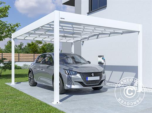 Carport Libeccio, 3,26x5,09x2,34m, Vit