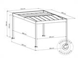 Carport Libeccio, 3,26x5,09x2,34m, Vit