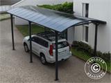 Carport XL Boston, 3.59x7.62x3.6 m, Grey