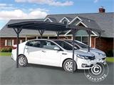 Carport Boston, 3.02x5.8 m, Dark Grey