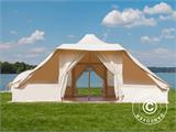 Šator za glamping, TentZing®, 4x5m, 10 osoba, Pješčana boja