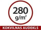 Zvanu telts glempingam, TentZing®, 4x4m, 4 Personām, Smilšu krāsā