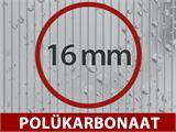 Terases Jumts Expert ar Polikarbonāta Paneļiem, 3x4m, Antracīts