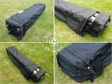 Faltzelt FleXtents PRO Vintage Style 4x6m Weiß, mit 8 Seitenwänden