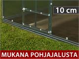 Kasvihuone polykarbonaatti TITAN Classic 480, 14,4m², 2,35x6,12m, Hopea