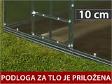 Staklenik polikarbonatni TITAN Arch 320, 18m², 3x6m, Srebrna