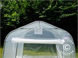 Polytunnel greenhouse, 2.4x3.6x2.4 m, PE, 8.6 m², Transparent