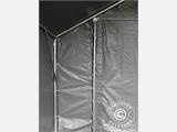 Storage shelter PRO 5x4x2x3.39 m, PVC, Grey