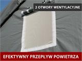 Namiot magazynowy PRO 8x12x5,2m PCV ze świetlikiem, Szary