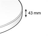 Ronde bankettafel PRO Ø116cm, Lichtgrijs (1 st.)