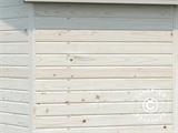 Houten muurberging aanbouw, 2,34x0,95x1,89m, 2,2m², Naturel