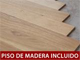 Caseta de madera, Bertilo Sylt 2, 1,8x1,74x2,25m