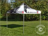 Pop up gazebo FleXtents Xtreme 50 with full digital print, 3x3 m