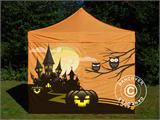 Pop up gazebo FleXtents Xtreme 50 with full digital print, 4x4 m, incl. 4 sidewalls