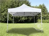 Pop up gazebo FleXtents PRO 2.5x2.5 m White, incl. 4 sidewalls