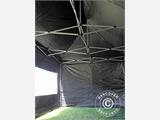 Pop up gazebo FleXtents PRO 2.5x5 m Black, incl. 6 sidewalls