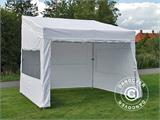 Pop up gazebo FleXtents PRO Trapezo 2x3 m White, incl. 4 sidewalls