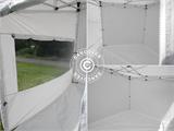 Pop up gazebo FleXtents PRO Trapezo 2x3 m White, incl. 4 sidewalls