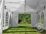 Tente Pliante FleXtents PRO Vintage Style 4x8m Blanc, avec 6 cotés