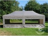 Pop up gazebo FleXtents PRO Steel 4x8 m Latte, incl. 6 sidewalls