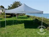 Tente pliante FleXtents PRO Steel 4x8m Gris