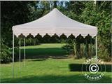 Tente Pliante FleXtents PRO Steel "Morocco" 4x8m Latte