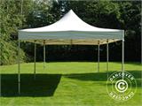 Gazebo pieghevole FleXtents PRO Steel 4x8m Bianco, Ignifugo