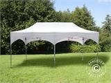 Faltzelt FleXtents PRO Steel "Arched" 3x6m Weiss, mit 6 Seitenwänden