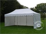 Tente Pliante FleXtents PRO Steel "Morocco" 3x6m Blanc, avec 6 cotés