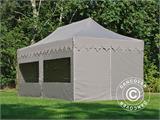 Faltzelt FleXtents PRO Steel "Morocco" 3x6m Latte, mit 6 Seitenwänden