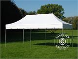 Faltzelt FleXtents PRO Steel "Peaked" 3x6m Weiß