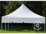 Tente pliante FleXtents PRO Steel "Peaked" 3x6m Blanc