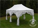 Tente Pliante FleXtents PRO Steel "Raj" 3x6m Blanc/Doré