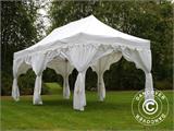 Tente Pliante FleXtents PRO Steel "Raj" 3x6m Blanc/Doré