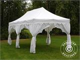 Tente Pliante FleXtents PRO Steel "Raj" 3x6m Blanc/Doré