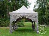 Tente Pliante FleXtents PRO Steel "Raj" 3x6m Latte/Orange