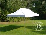 Faltzelt FleXtents PRO Steel 3x6m Weiß, Flammenhemmend