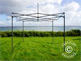 Tente Pliante FleXtents PRO Steel "Peaked" 4x4m Latte, avec 4 cotés